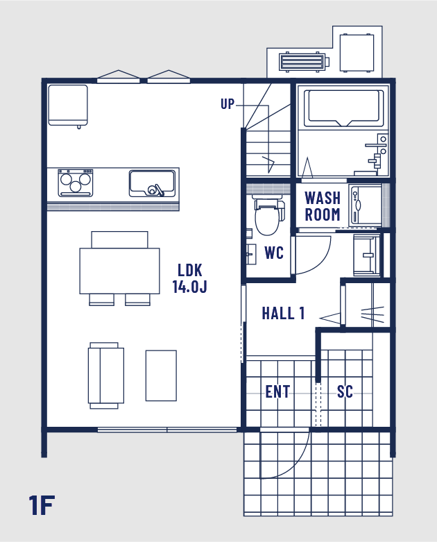 24坪の家　間取り