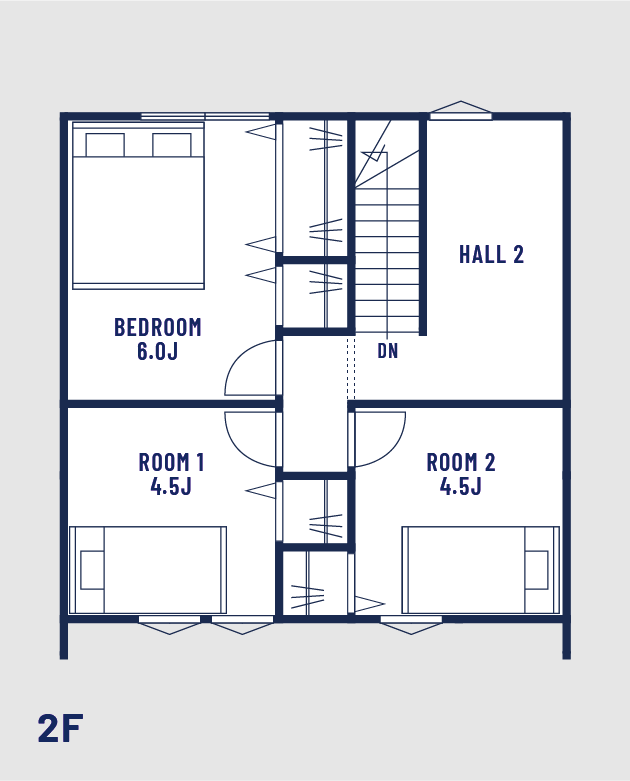 24坪の家　間取り
